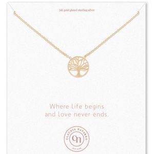 Tree Necklace - Gold